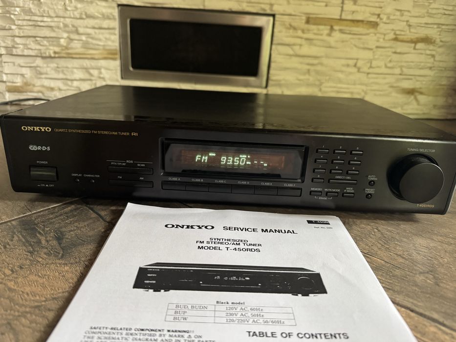 Tuner onkyo  t- 4051 rds