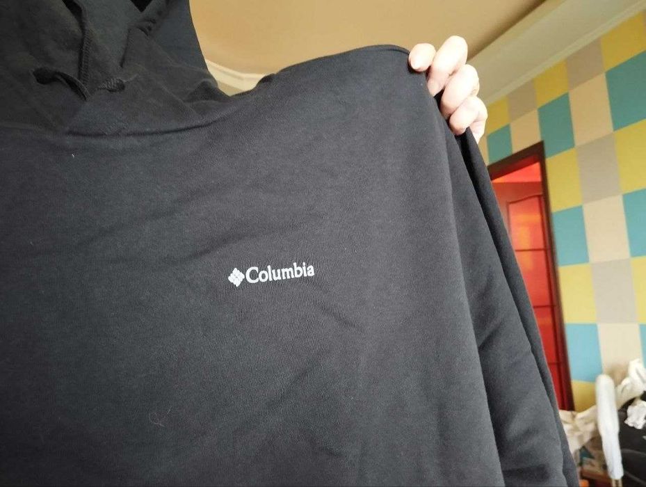 Columbia XXXL Оригинал Новая Худи Кофта Толстовка Свитер Черная