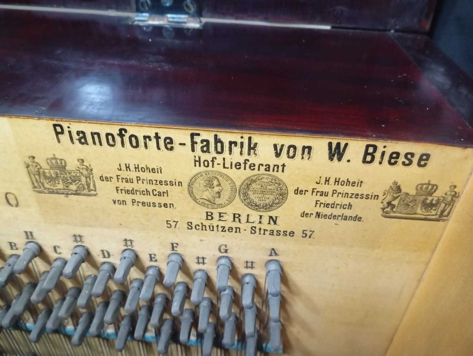 Sprzedam pianino W. Biese Berlin z 1865 r.