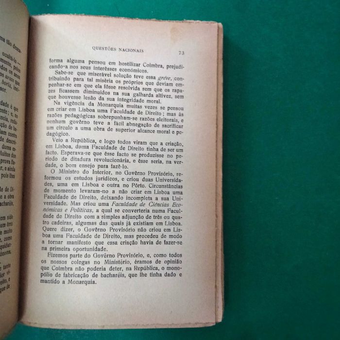 Questões Nacionais - Brito Camacho