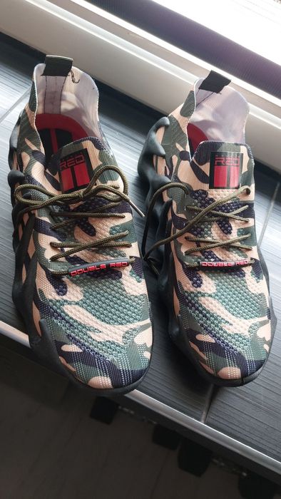 Buty firmy DOUBLE RED model EXTREMO camo green rozm.45 -OKAZJA-