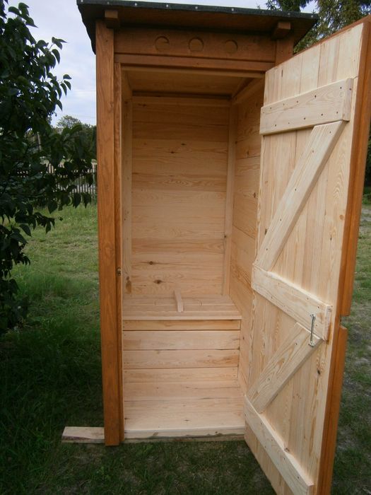 Wc drewniane / ogrodowe/ wychodek