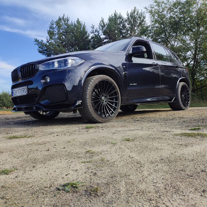 Koła felgi HAXER HX010 22 cale opony BMW X5 X6 F70 F71 F15 F16 5x120 CZUJNIKI TPMS