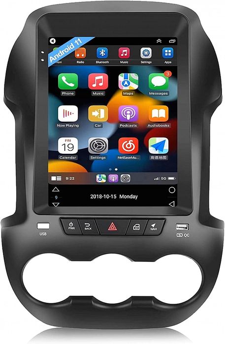 Radio samochodowe 9,7" CarPlay Android 13 Ford Ranger PX 2011, 2015
