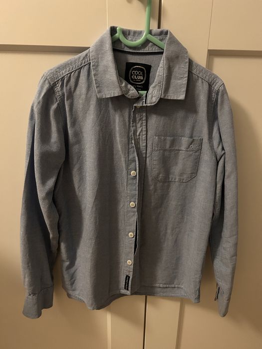 Koszula chłopięca CoolClub 146 błękitna