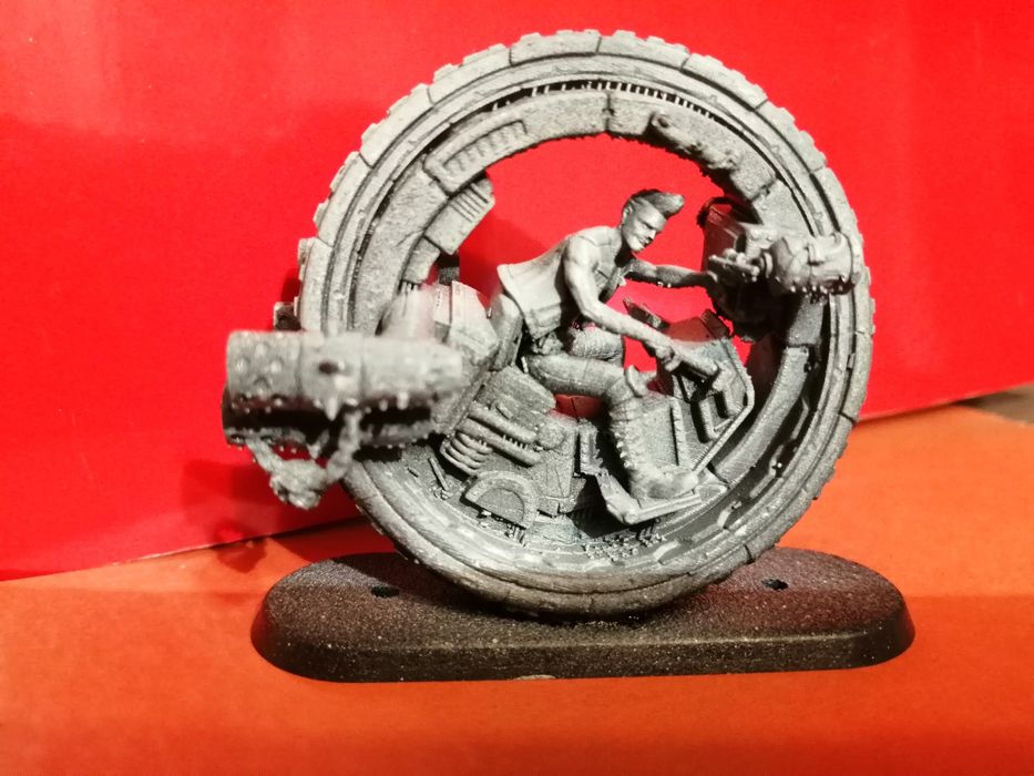 Figurka RPG Monocykl bojowy Rebel Steampunk skala 1:24 jedyny na olx