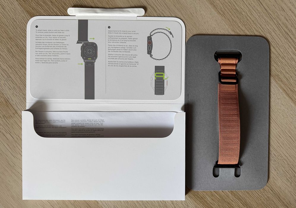 Apple Watch Alpine Loop "Terracotta" – Ultra 3 – NOWY ORYGINAŁ!