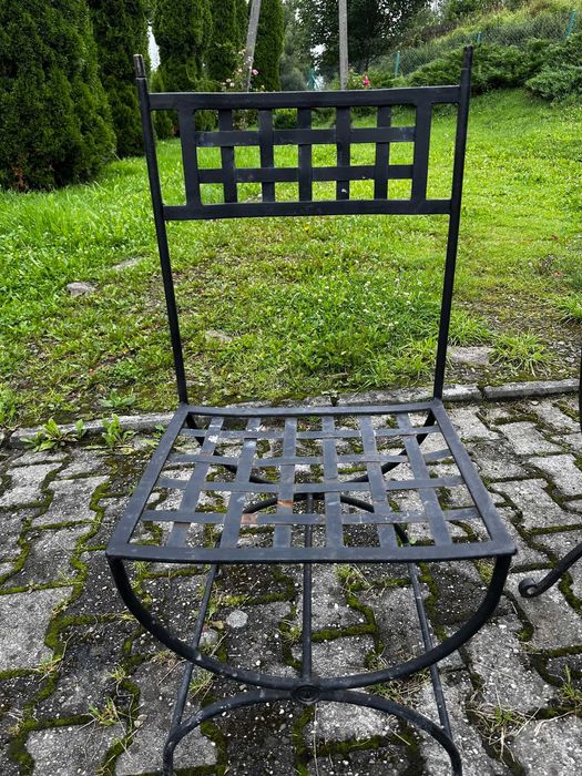 Krzesło metalowe