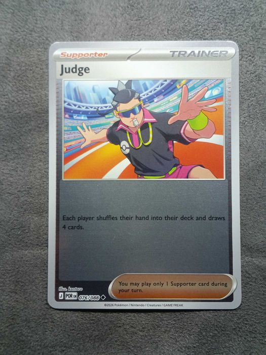 REVERSE HOLO Judge 076/088 Karta POKEMON TCG ME Perfect Order