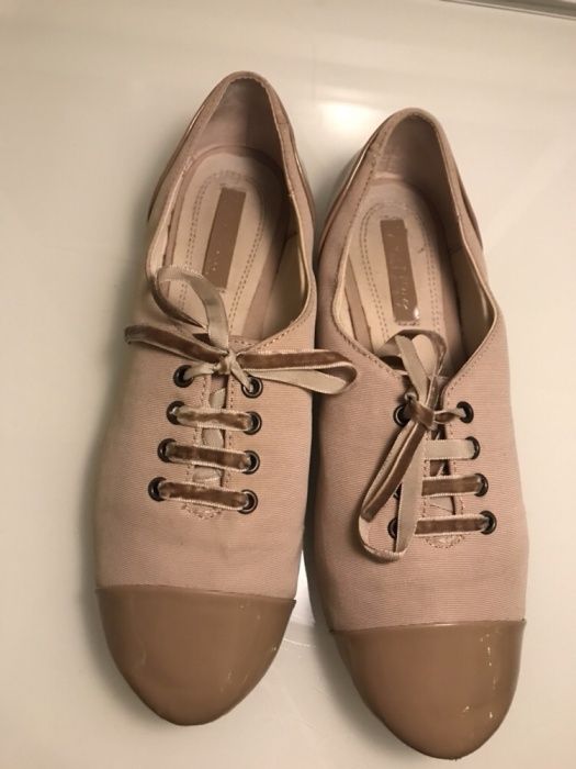 Buty beżowe Zara Trafaluc r.36