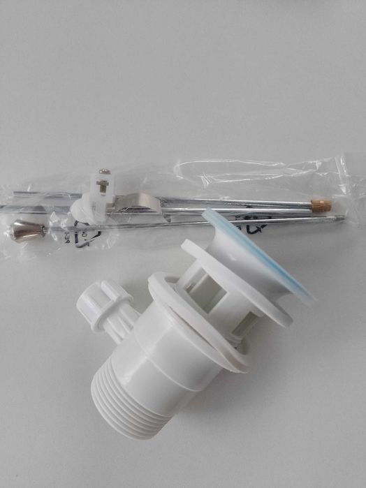 Korki automatyczne do umywalki 2 sztuki + dwa wężyki