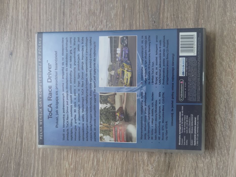 TOCA race driver PC wyścigowa rarytas