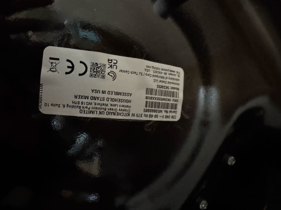 KitchenAid 5KSM55 – mikser planetarny 375W