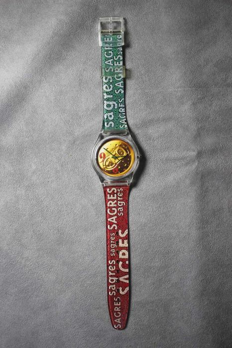 2 Relogios de pulso - Cerveja Sagres - Ambos a funcionar