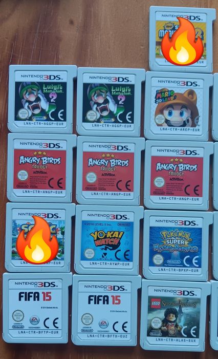 Vários jogos Nintendo 3DS