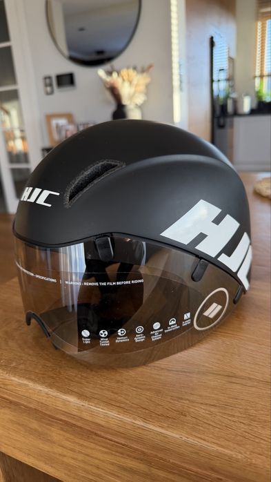 HJC Kask rowerowy triathlonowy ADWATT 1.5 czarny rozm M
