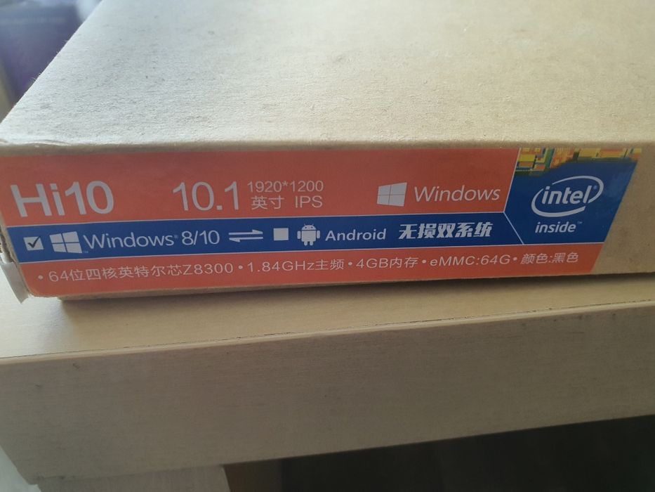 Tablet chuwi HI10 64g windows 10