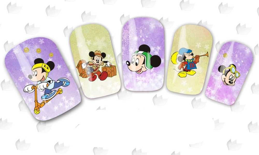 2258 naklejki wodne do zdobienia paznokci myszka miki mickey