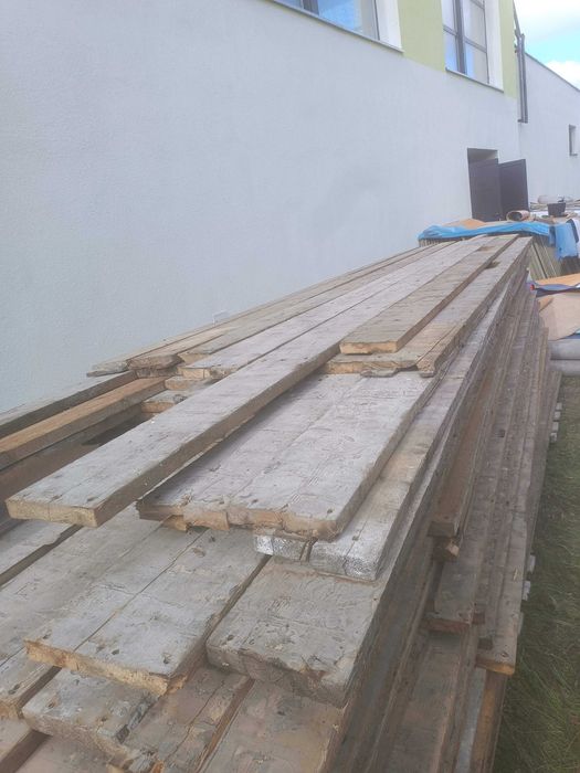 Deski 32mm z demontażu suche 30 lat