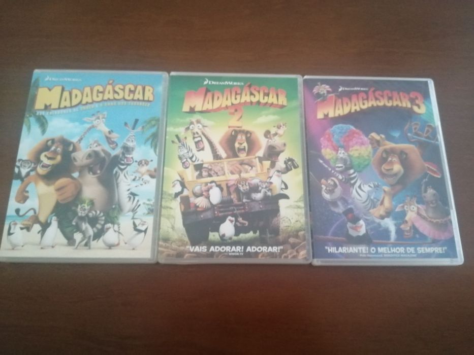 Coleção filmes infantis "Madagáscar"