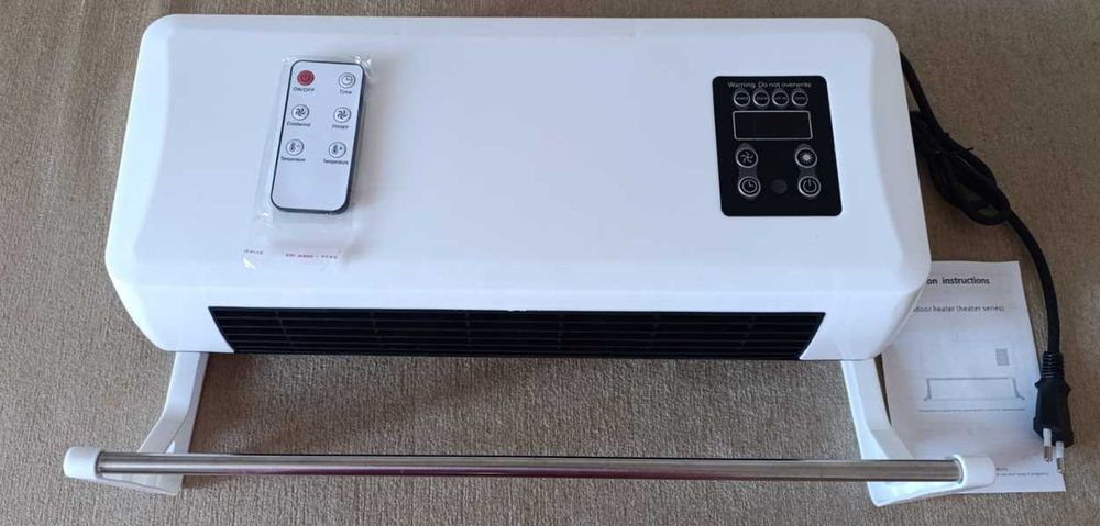 обігрівач настінний + кондиціонер 2в1 тепловентилятор з пультом дуйка