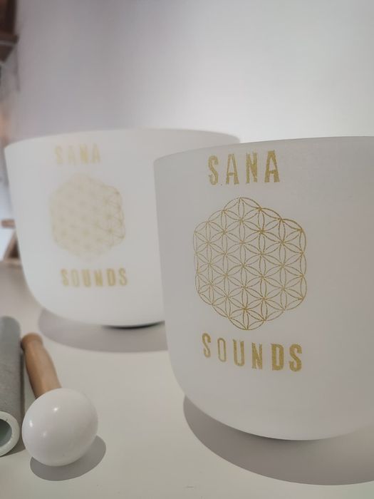 Conjunto Exclusivo de Taças de Cristal 432hz