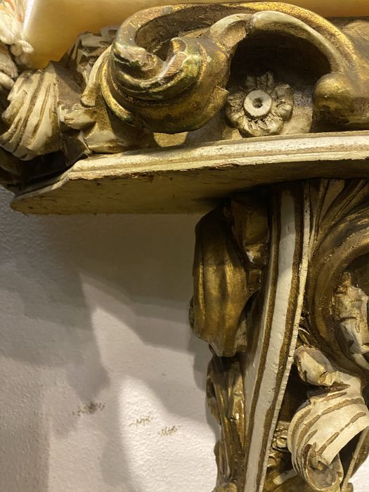 Consola de Parede com Tampo de Mármore