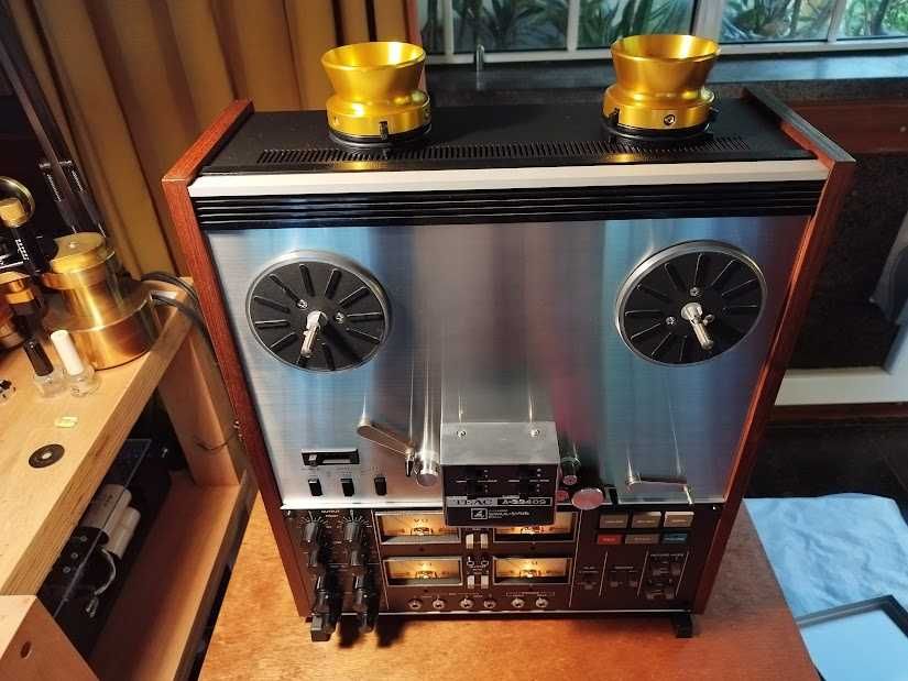 TEAC A-3340S totalmente revisto, levou um recap total