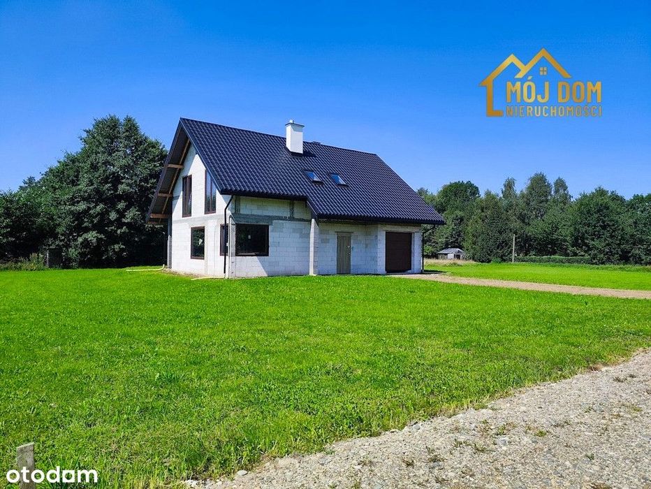Nowy dom blisko Krosna duża działka, piękna okolica!