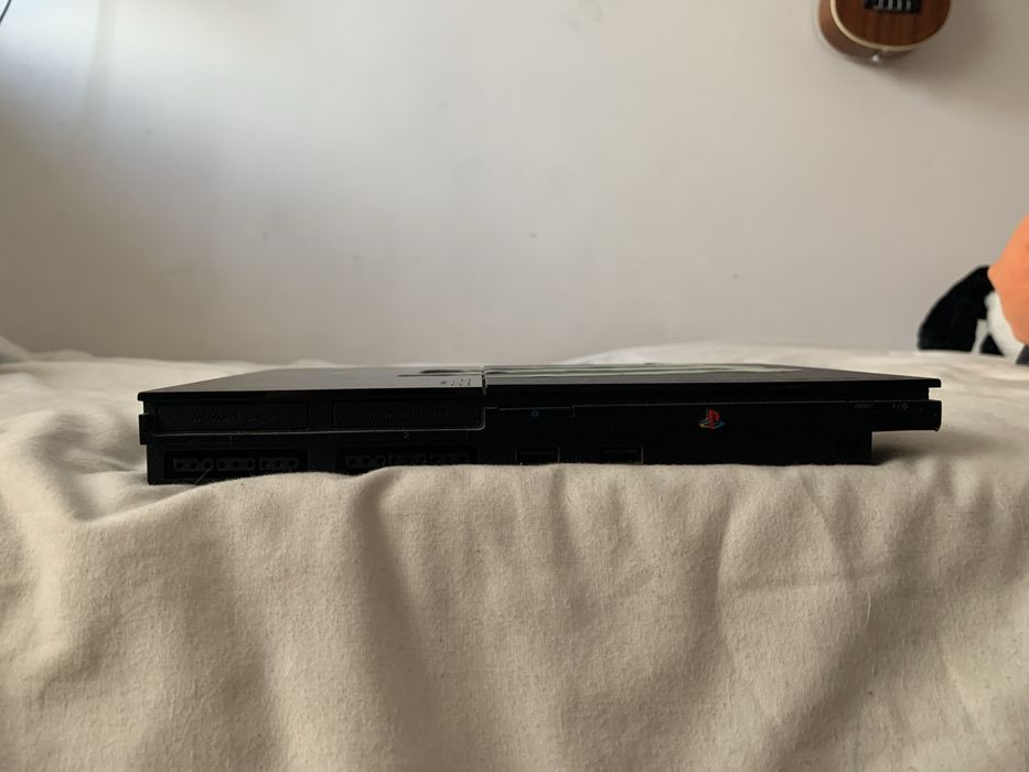playstation 2 com acessórios e jogos