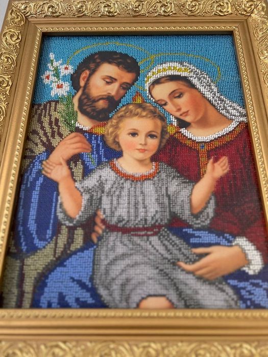 Ікона образ вишитий бісером