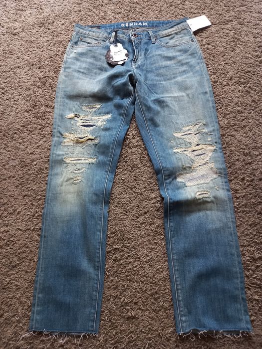 Nowe spodnie jeansowe DENHAM roz.27