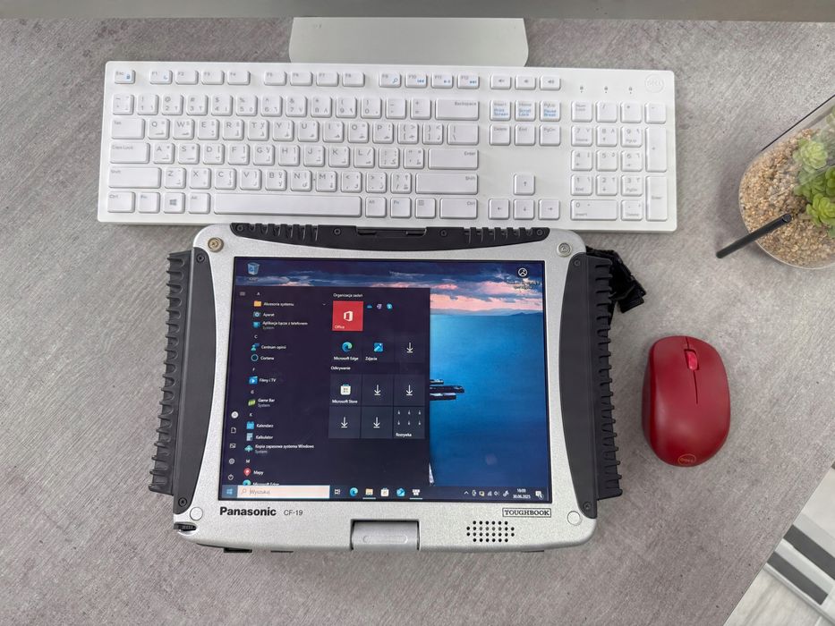 Pancerny Panasonic ToughBook CF-19 i5 8GB 256SSD - do Warsztatu