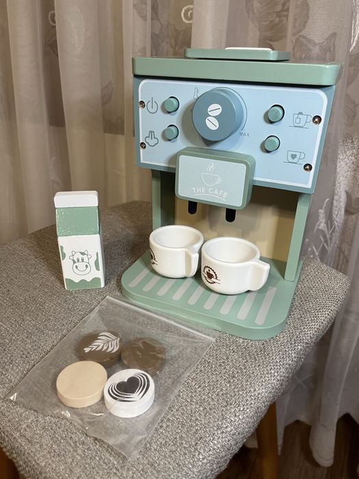 Дитяча набір з дерева (кавомашина)