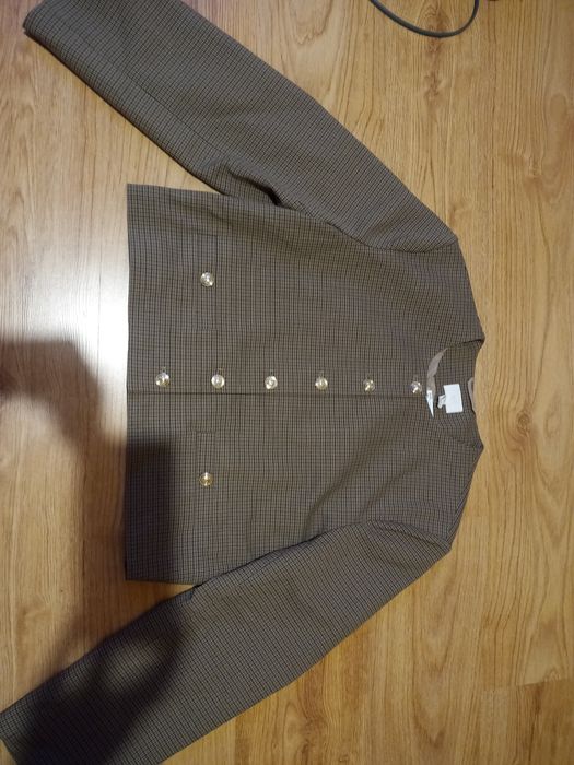 Marynarka H&M żakiet w pepitkę 38