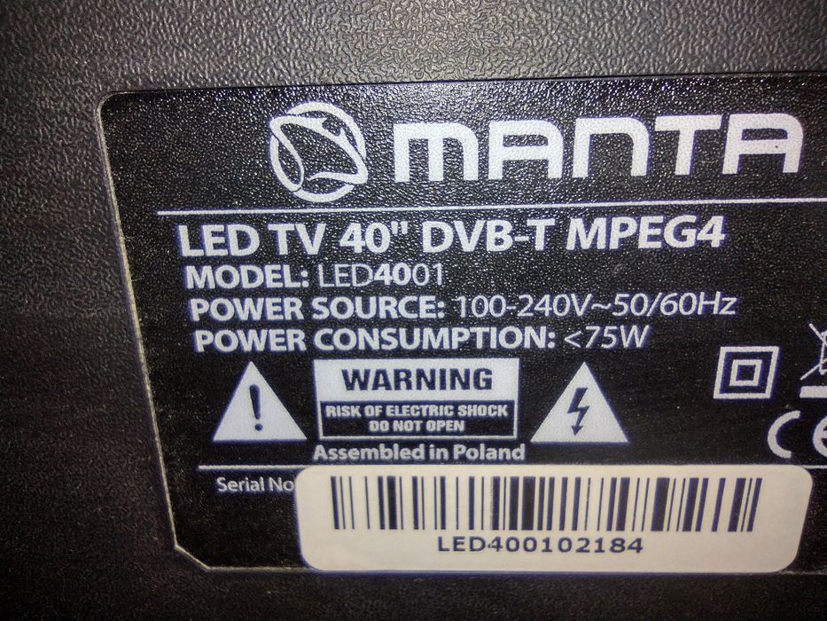 Telewizor Manta 39 cali.