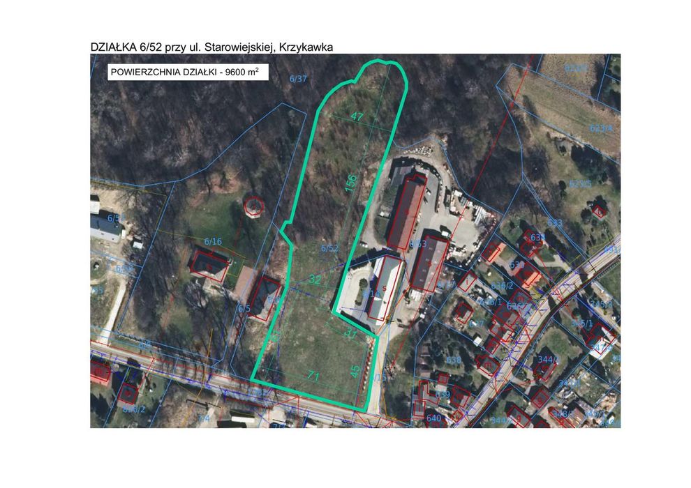 Działka budowlana 9600m² w spokojnej wsi