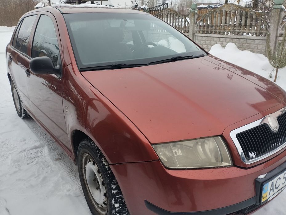 Skoda fabia 2001 рік 1.4 бензин газ