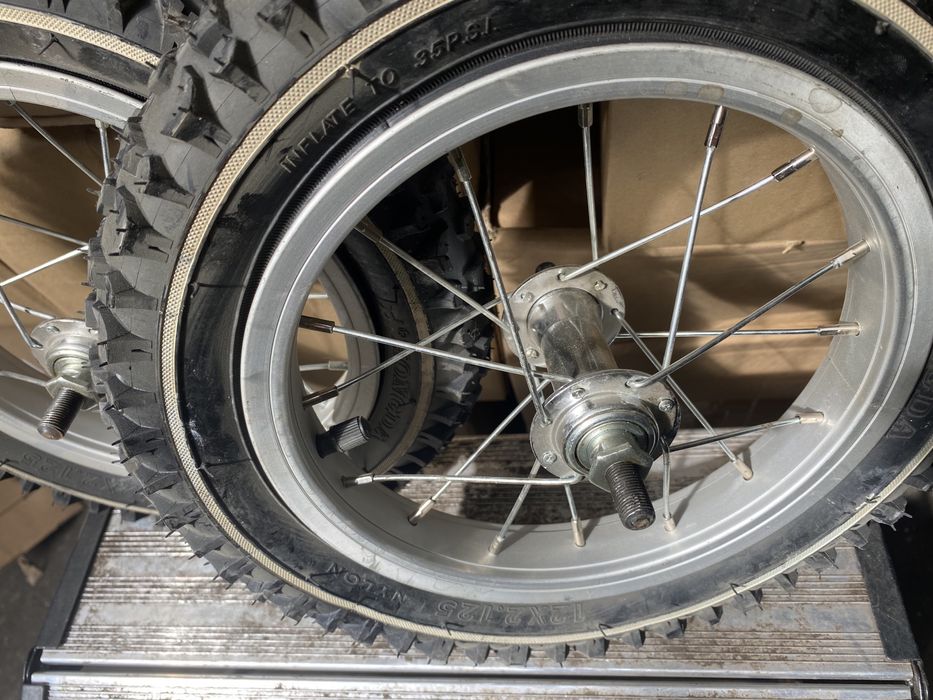 Kola przednie 12 cali do wózków dziecięcych