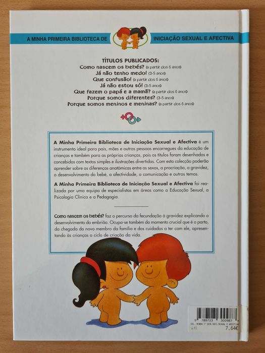 livro infantil "Como Nascem os Bebés?"