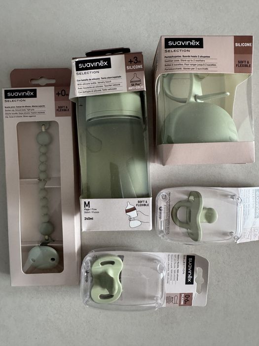 Zestaw Suavinex Selection Colour Essence butelka smoczek babyshower