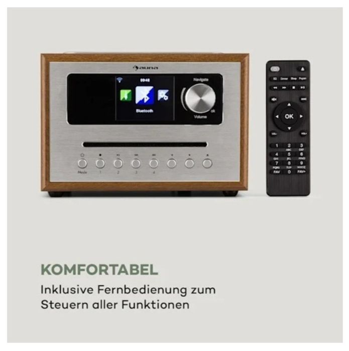 Радио-интернет Auna Silver Star CD Cube (10033003)