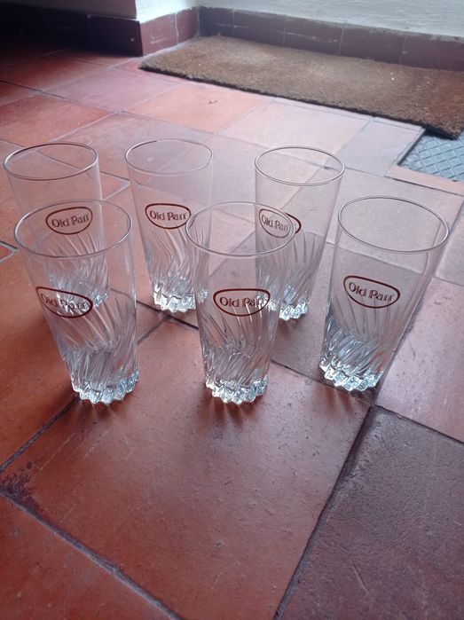 6 copos de vidro para whisky