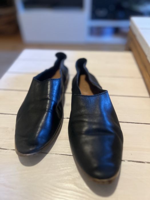 Zara skórzane buty