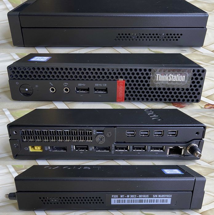 Продам Lenovo ThinkStation P320 Tiny i7-7700T 16GB SSD 512GB NVMe Quadro P600 2GB WiFi+BT Win11 Pro