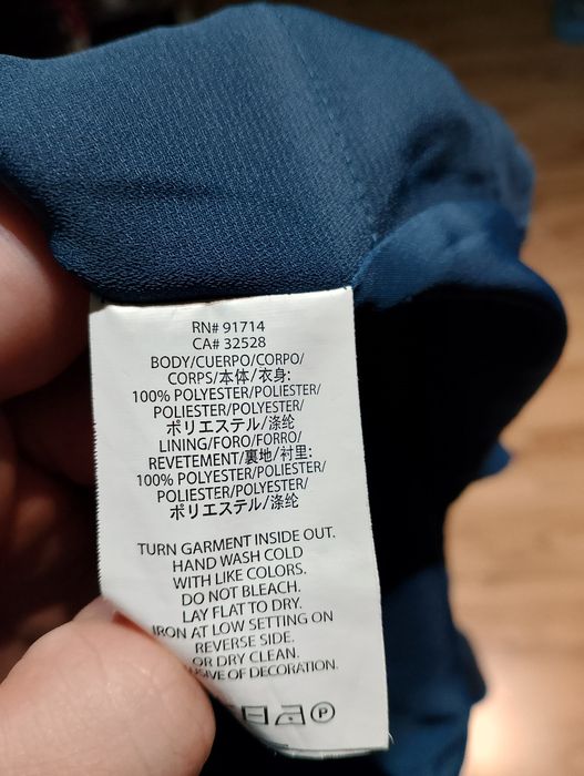 Niebieska Sukienka Armani Exchange