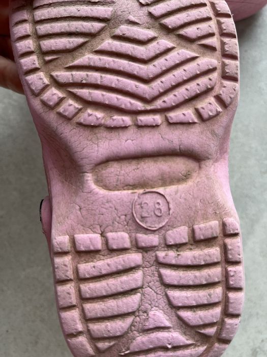 Klapki typu crocs r.28