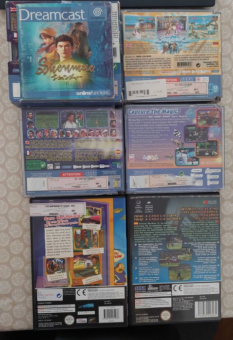 Jogos Wii, Gamecube, PSP, Dreamcast, Nintendo DS e Gameboy Advance
