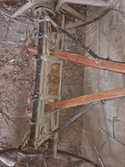 Wóz konny, elementy podwozia przód i tył, dyszel