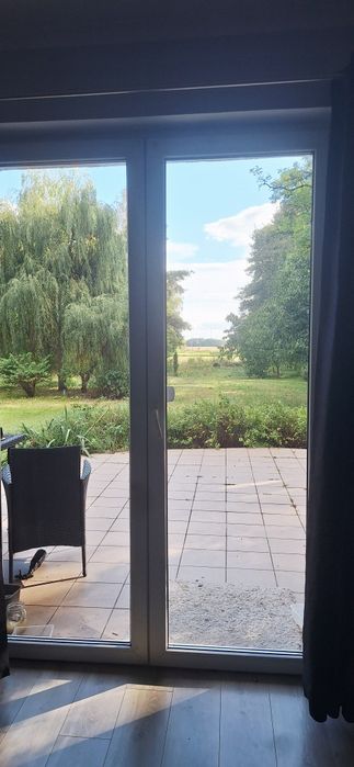 Dom z dużą działką.